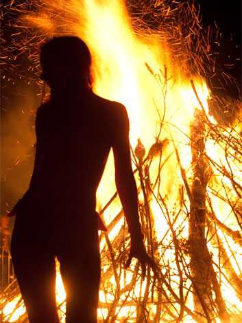 beltane woman fire 353x470