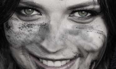 close up woman s face hands covered mud young woman dirty face arms dark background close up 115997228 close up woman s face hands covered mud young woman dirty face arms dark background close up 115997228